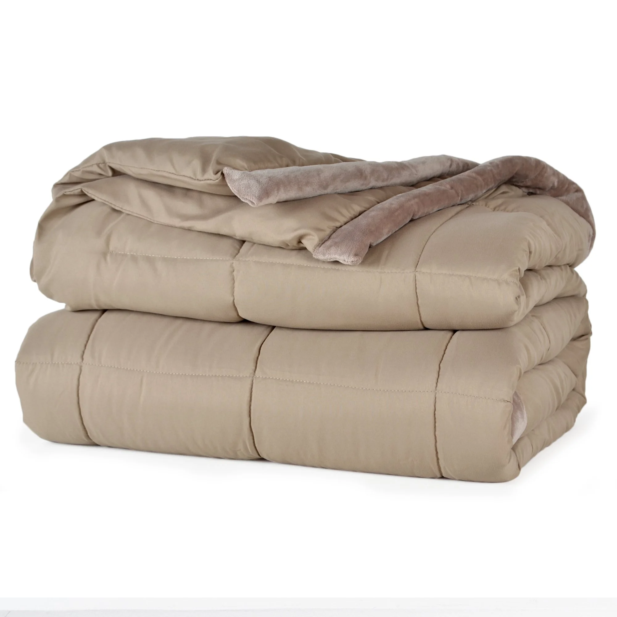 Down-Alternative Blanket with Mink Binding — Berkshire Hospitality